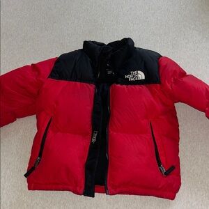 The North Face Kids Puffer Jacket in Red and Black